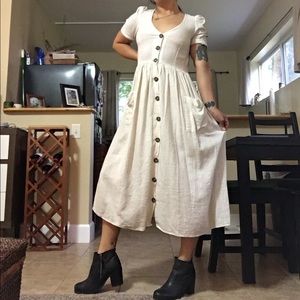 Zara linen dress